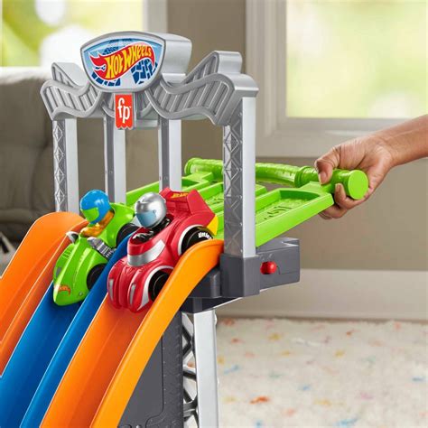 fisher price hot wheels track|fisher price little people tower.